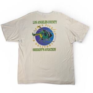 Vintage LAPD Free Pick Up & Delivery Tee XL